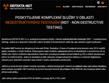 Tablet Screenshot of defekta.cz